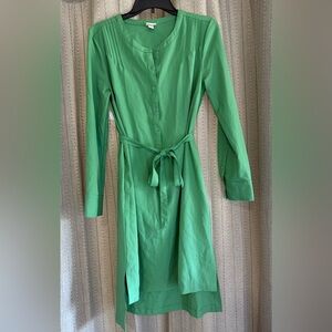 Merona Long Sleeve Green Dress